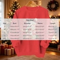 thumbnail image 3 of Women's Christmas Snowman Print Sweatshirt, X-mas Party Holiday Crewneck Long Sleeve Fleece Lined Relaxed Tops, S-XXL, 3 of 6