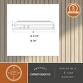 thumbnail image 4 of Northgate 16-in W Integrated LED Matte Black and Satin Gold Contemporary Flush Mount Ceiling Light Fixture White Acrylic Diffusor, 4 of 11
