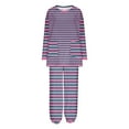 thumbnail image 4 of Vetsdori Long Sleeve Pajamas Sets for Women Plus Size Nightwear Casual Flannel Fleece,Soft Pants Womens Pajamas Homewear, 4 of 5