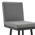 thumbnail image 3 of Home Square Swivel Barstool with Metal Frame in Gray and Black - Set of 3, 3 of 5