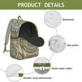 thumbnail image 4 of Lightweight Floral Mandala Boho Backpack for Women Men, Durable Laptop Bookbag for College School Work Travel Hiking Daypack, Gift Idea, 4 of 5
