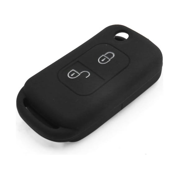 Unique Bargains Black Silicone Car Remote Key Fob Cover Case for Mercedes for benz 124 126 W140 S320