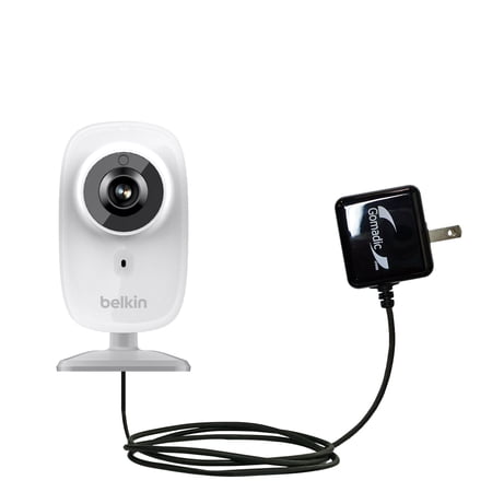 Gomadic Intelligent Compact AC Home Wall Charger suitable for the Belkin NetCam HD - High output power with a convenient, foldable plug design - Uses
