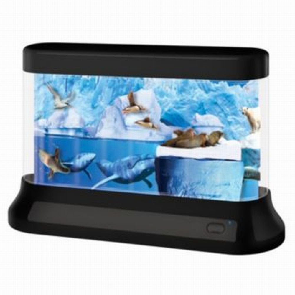 Discovery Kids Led Arctic Lamp 360 Degree Animated Light Penguin Walrus