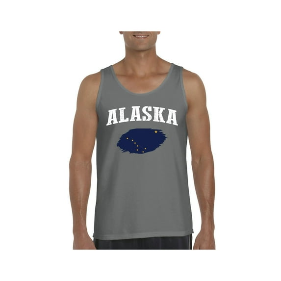 Men's Tank Top for Men - Alaska Flag