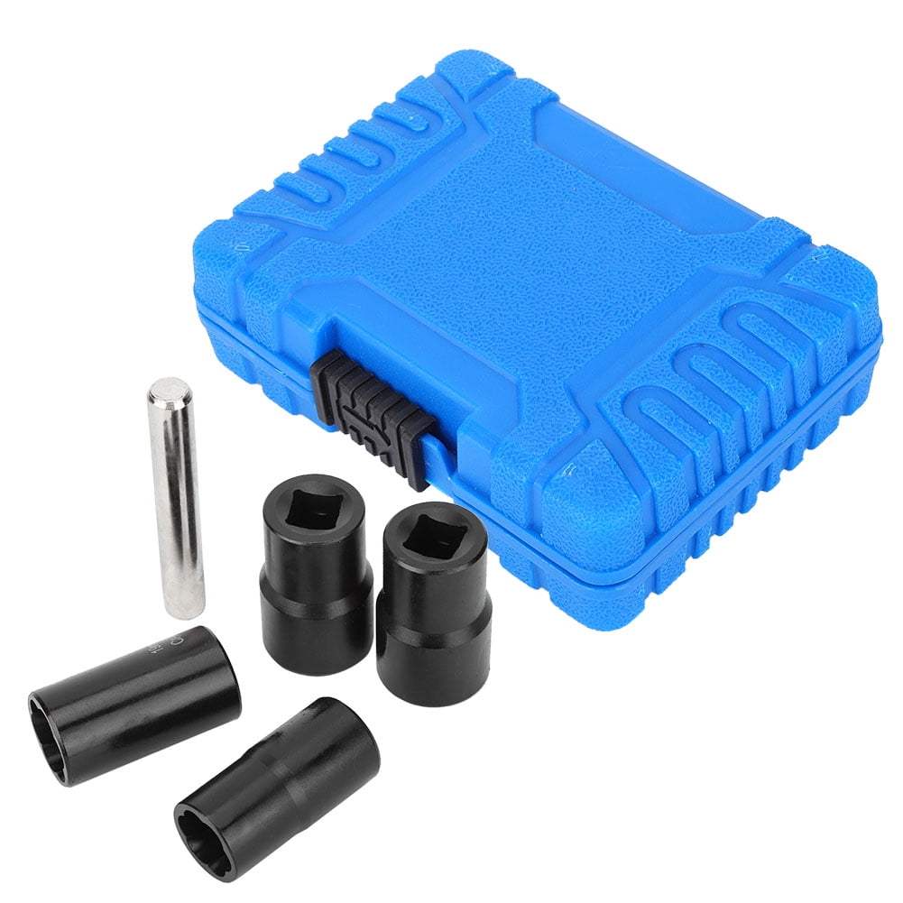 Cergrey 5Pcs Twist Socket Set Locking Wheel Nut Bolt Stud Extractor