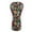Tropical Hibiscus, variant on Yuyamidu Tropical Hibiscus Golf Club Head Cover Colorful Flowers Golf Head Protective Cover Waterproof PU Leather Driver Fairway Wood Hybrid Head Cover for Women