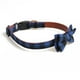 thumbnail image 3 of Collar de gato de algodón PU con lazo ajustable a cuadros para gatitos y cachorros (azul L) Ndcxsfigh  Para estrenar, 3 of 8