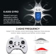 thumbnail image 3 of 6 ejes Gyro RC Aircraft Luces LED 2.4GHz 4CH Quadcopter Drone (Batería azul 3) Ehuebsd libre de BPA, 3 of 9