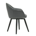 thumbnail image 5 of Studio Designs Home Dome Faux Leather Swivel Dinning / Office Chair with Arms, 5 of 8