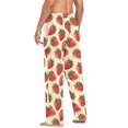 thumbnail image 7 of Many Strawberries Mens Pajama Pants Cotton Elastic Waistband Lounge Sleep Pajama Bottoms Pj with Pocket, 7 of 7