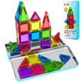 thumbnail image 1 of Juego de azulejos magnéticos OrzBB Mini Travel con caja de metal, 36 piezas, 1 of 7