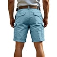 thumbnail image 6 of Fabrcox S-4XL Cargo Short Men Big and Tall Bermuda Shorts for Men Beach Athletic Workout Mens Gym Shorts with Multiple Pockets No Belt, 6 of 6