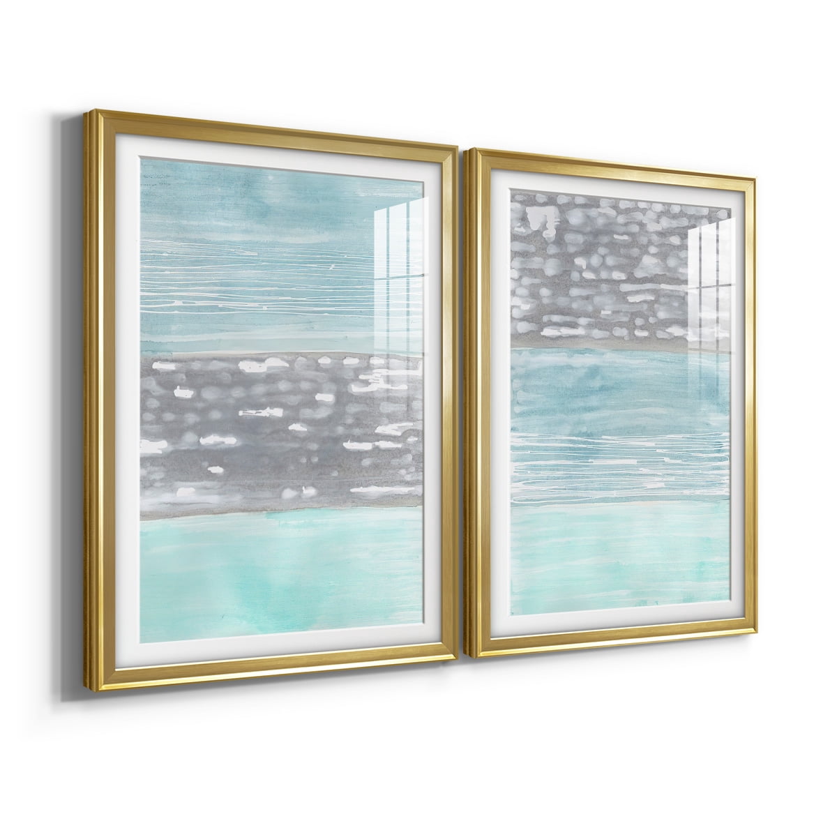 Wexford Home Hydrusphere I Premium Framed Print, 30.5" x 42.5" - Ready to Hang, Gold (Set of 2)