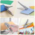 thumbnail image 2 of Heavy Duty Single Hole Punch,Hole Puncher 25 Sheets Capacity Paper Punch for Paper ID PVC Cards Scr 26-27s, 2 of 5