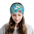 thumbnail image 5 of KLL Rooster And Chickens Pirnt Wicking Running Beanie Head Wrap Cycling Bandana for Men Women, 5 of 8