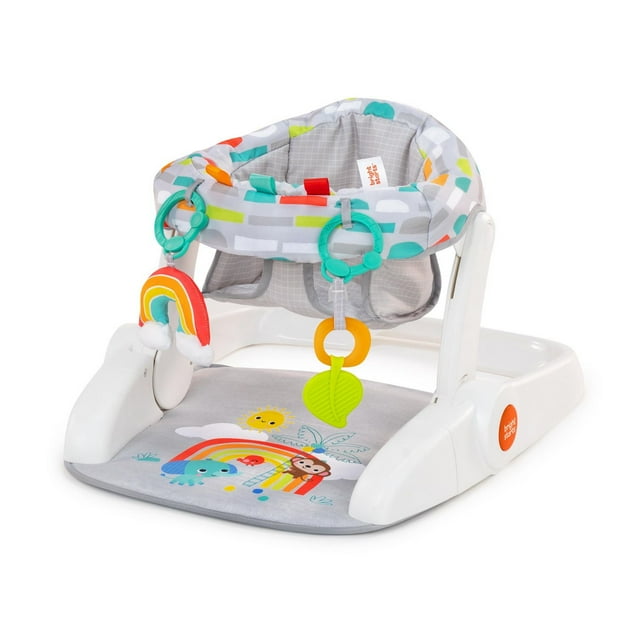 Bright Starts Playful Paradise Learn-to-Sit 2-Position Floor Seat, Age Group 4 - 12 Months or up to 25 lbs
