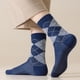 thumbnail image 5 of Calcetines de invierno para hombre, de color sólido, cálidos, desodorantes y absorbentes del sudor, de poliéster y algodón., 5 of 5
