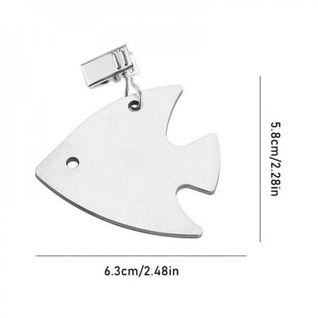 

[Clearance!]Creative Metal Tablecloth Weights Stainless Steel Table Clip For Outdoor Garden Party Picnic Table Covers