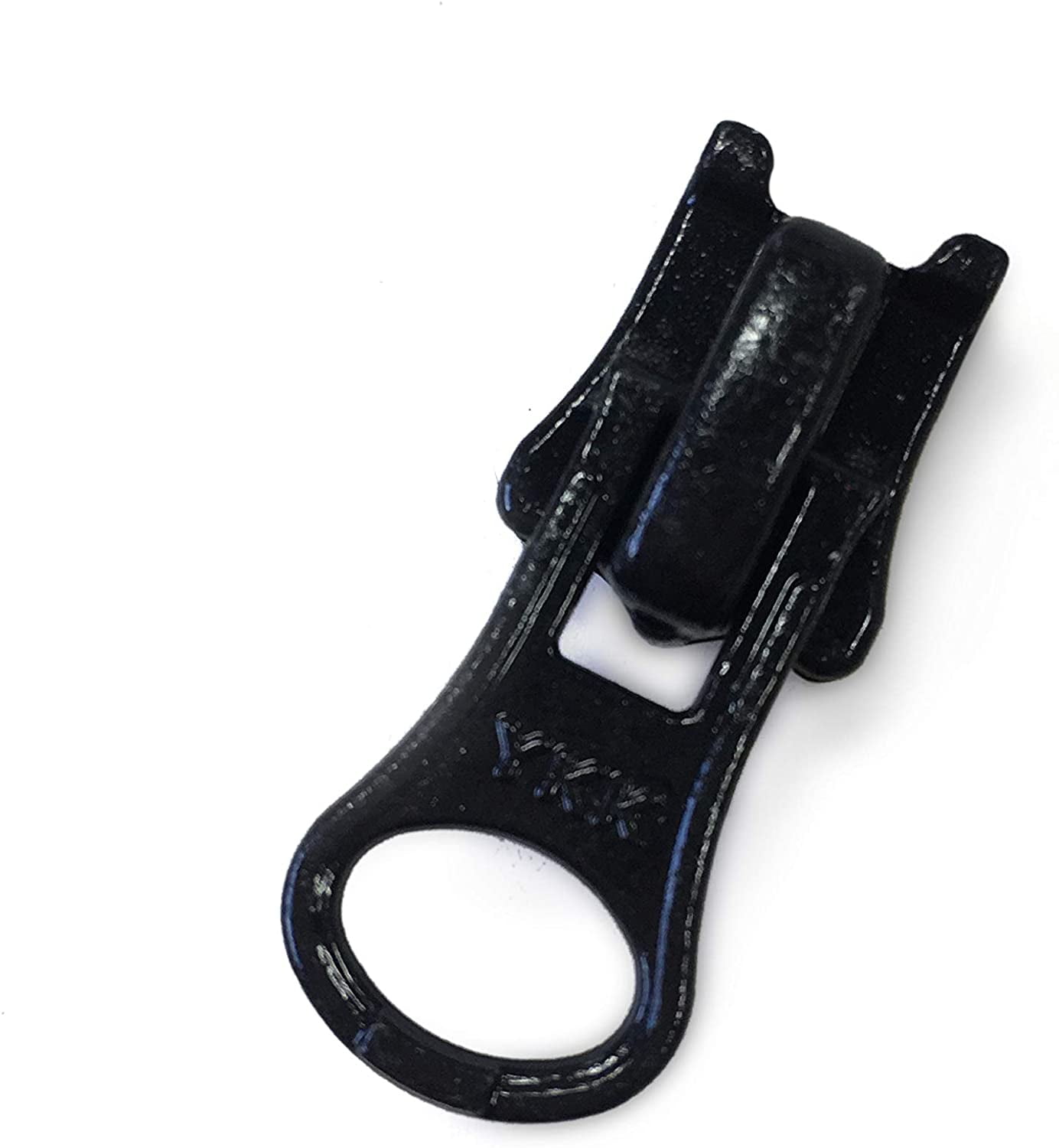 YKK #5 Vislon Bottom Slider Zipper Pull Hardware Black 10 Pack