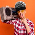 thumbnail image 5 of Gorras de pelo corto divertidas para hombres y mujeres, gorro de Hip Hop, gorro de peluca, gorras de béisbol suaves transpirables para deportes al aire libre, sombreros de tupé de fiesta, 5 of 5