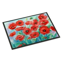Poppies Doormat 24x36