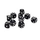 thumbnail image 2 of D6 Dados de seis caras,Dados opacos,Dados de 12 mm,Dados de acrílico,Juegos de Dragones y Mazmorras,Accesorios RPG, 2 of 9