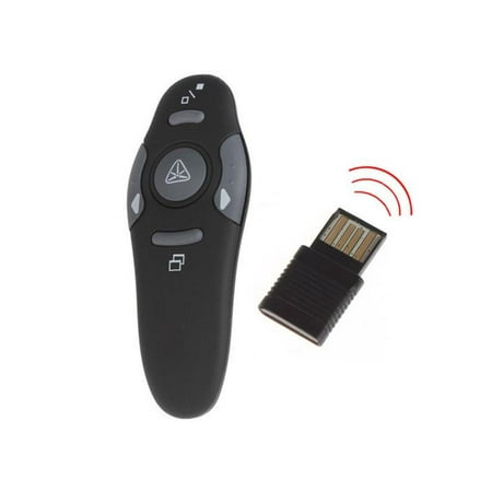 Remote Control Laser Pointer MarinaVida PowerPoint Presentation 2.4GHz Wireless USB Remote Control Demonstrator Laser Pointer Pen ()