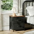 thumbnail image 3 of Eunos Black Nightstands for Bedroom Set of 2, Small Bedside Table End Table for Closet Living Room, 3 of 8
