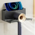 thumbnail image 6 of Clearance Rack under $5,Wall Mounted Blow Dryer Rack For Bathroom No Drilling Required, 6 of 6