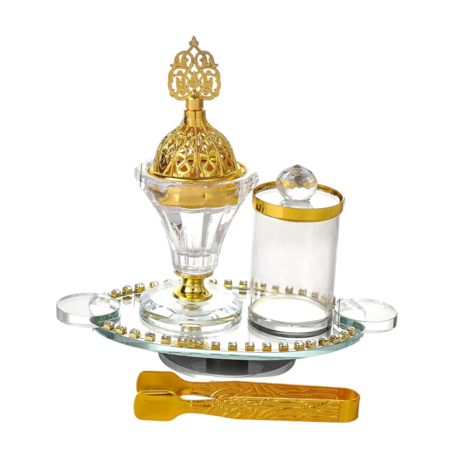 Esquirla Arabic Incense Burner Incense Holder New Year Gift Home Decor Home Fragrance Table Centerpiece Ornament Figurine for SPA