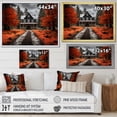 thumbnail image 4 of Designart "Red Farmhouse Rustic gracefulness IV" Farm Floater Framed Wall Art Print, 4 of 7