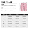 thumbnail image 4 of Bixox Men's Pink Flamingos and Flowers printed lightweight casual shorts, soft sleep shorts with pockets., 4 of 7