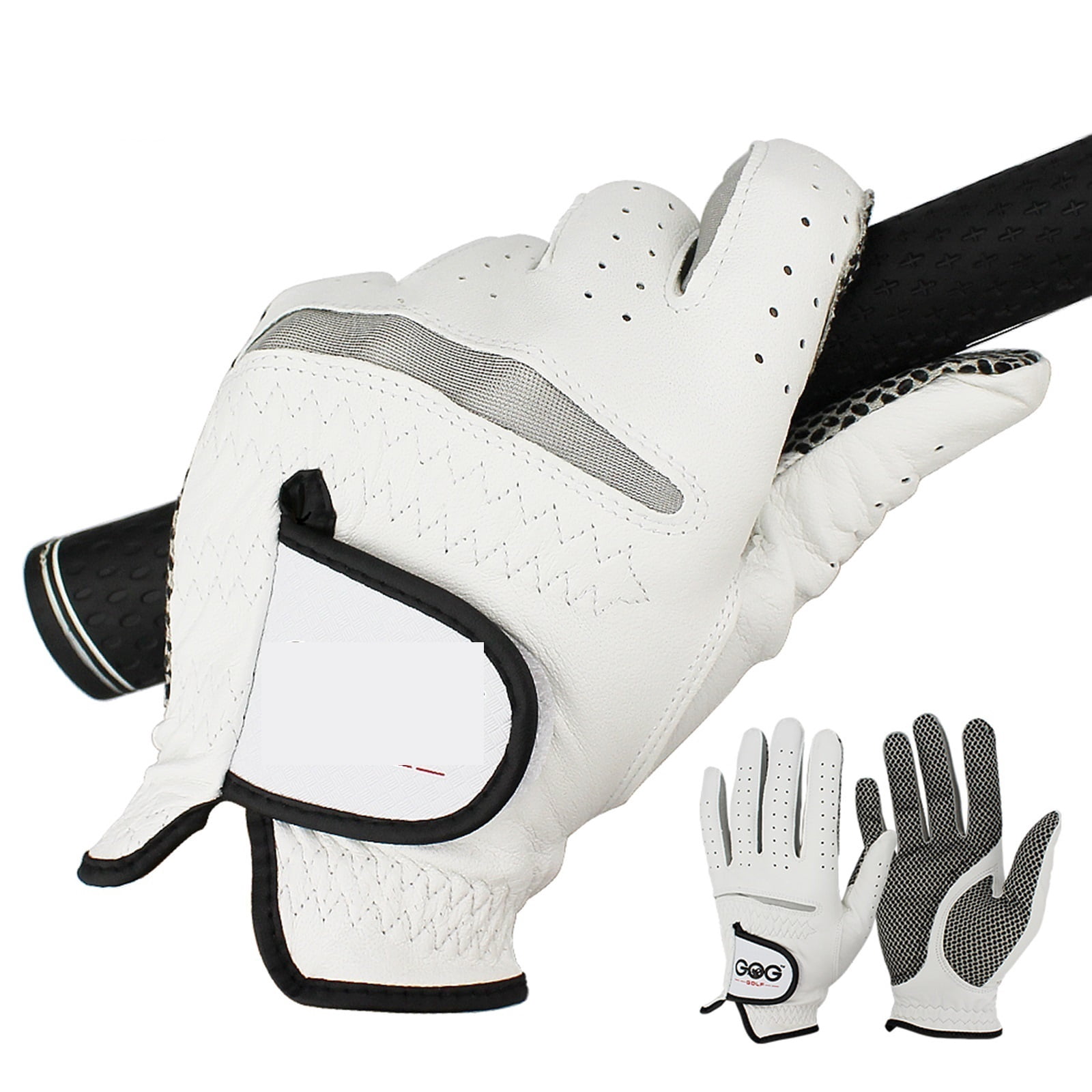 Pack 1 Pcs Golf Gloves Men's Left/Right Hand Soft Breathable Pure Sheepskin With Anti-slip Granules Golf Gloves Golf Men ,Secure Grip