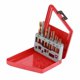 thumbnail image 3 of Juego de 10 extractores de tornillos con brocas de titanio para zurdos, de acero de aleación., 3 of 14