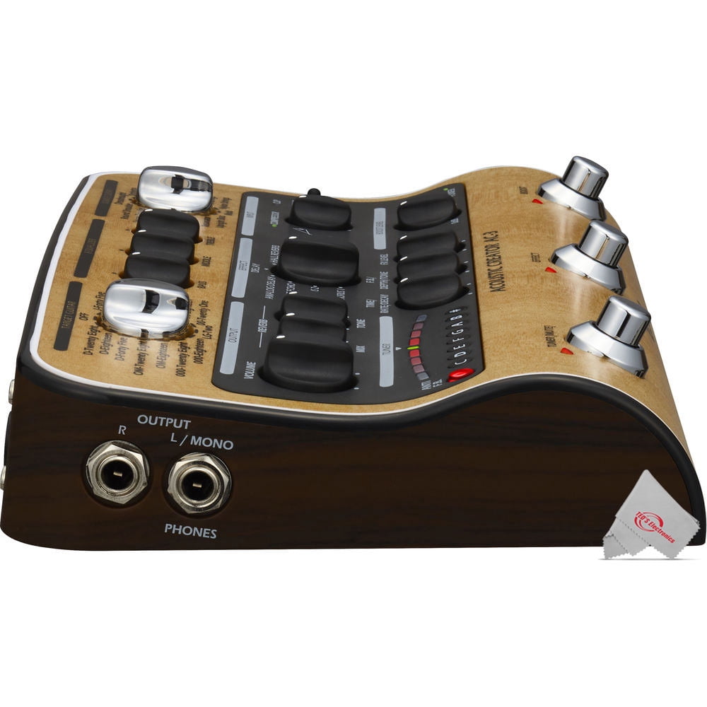 Zoom ZOOM-ZAC3-NM Acoustic Creator Multi-Effects Pedal