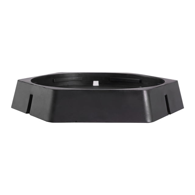 KFFKFF Motorhome Leveling Blocks, Circular 9-Inch Base, Fixed Jack Supports, Synthetic Rubber Pads, Load Bearing up to 5000 lbs per Pad, Suitable for 5th Wheel, Caravans, Class A/C RVs (Set of 4)