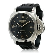 Panerai Luminor 1950 GMT PAM00533 Men's Watch in  Stainless Steel Pre-Owned