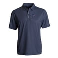 thumbnail image 2 of Men's Cutter & Buck Navy Houston Texans  Americana Pike Eco Symmetry Print Stretch Recycled Polo, 2 of 3