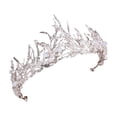 thumbnail image 3 of Corona de tiara Tiaras Corona de princesa para novia Corona de princesa de cuento de hadas para mujer Estilo C, 3 of 9
