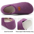 thumbnail image 7 of Barerun Women's Velvet House Slippers with Soft Insole & Rubber Sole, 7 of 7