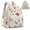 Christmas Festive Pattern, variant on Mini Fashion Backpack with Heart Butterfly Print, Lightweight Polyester Daypack for Women, Travel and Daily Use