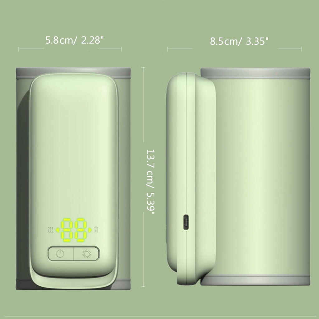 USB Chargings Heating Bottle Warm Water Milk Heater Warmer Bag Insulation Cover Baby Portable Infant Travel 18W 6000mAh