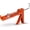 Orange, variant on UYWZQ-ADAK - Professional Caulking Gun, 10:1 Thrust Ratio, Caulking Gun No Drip, Hand Tool for Silicone & Sealant Application, Smooth Pressure Caulk Gun, Caulking Gun Tool