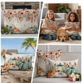 thumbnail image 5 of Orange Green Pumpkins Fall Outdoor Waterproof Pillow Covers, Thanksgiving Floral Botanical Rustic Decorative Square Throw Pillowcase Sofa Cushion Sham for Patio/Couch/Chair, 18"x18" 2 Pack, 5 of 8