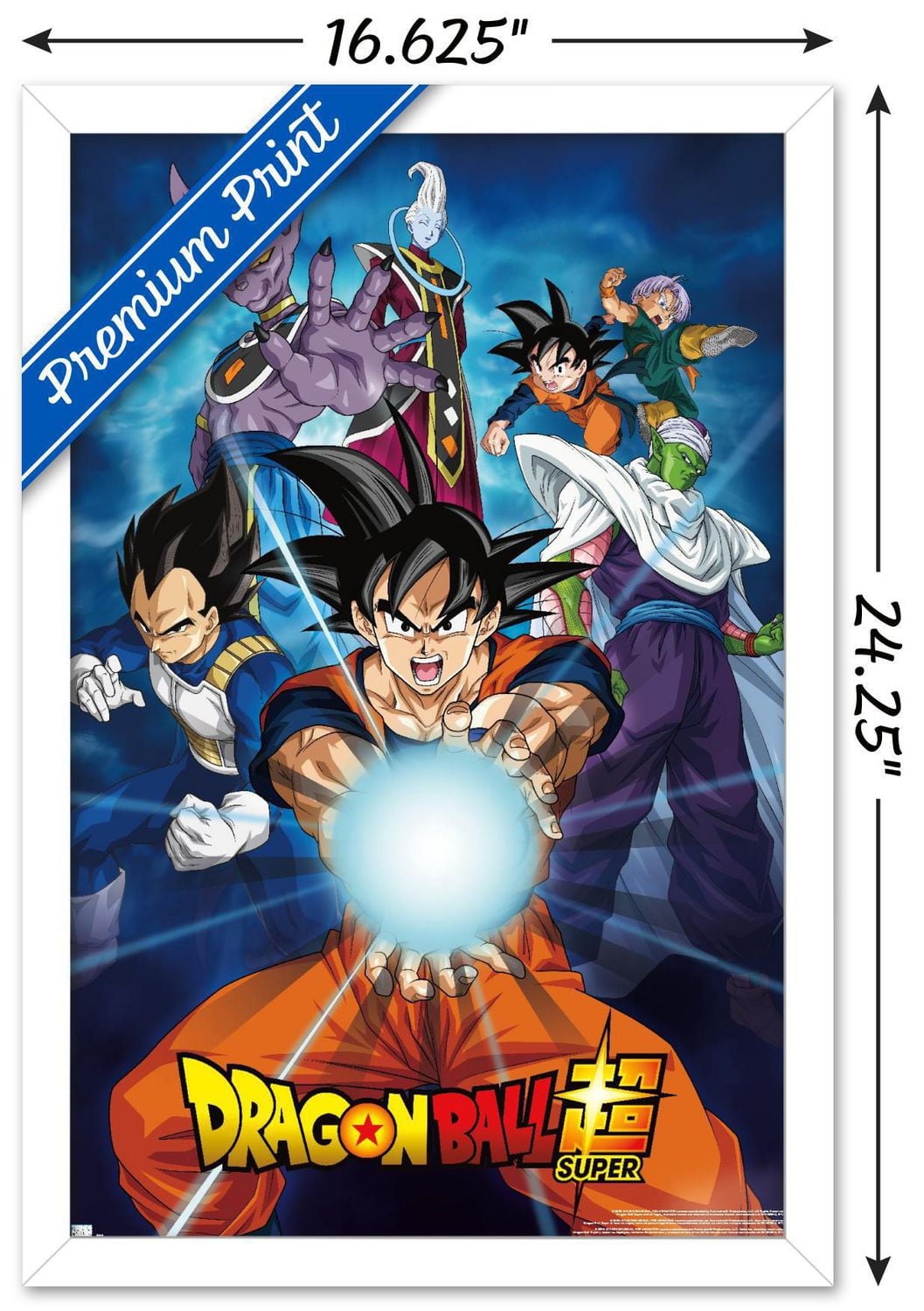 Dragon Ball Super - Groups Wall Poster, 22.375" x 34" Framed