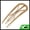 Brown, variant on Unique Bargains U-shaped Hair Pin 3.94"x1.50" 1 Pc Light Gray