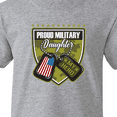 thumbnail image 4 of Inktastic Proud Military Daughter Soldier Hero Youth T-Shirt, 4 of 5