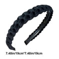 thumbnail image 3 of Fiudx Diadema Tejida con Diseño de Dientes Antideslizantes, Accesorio para El Cabello Cómodo y Ligero, Fácil de Limpiar, Ideal para Fiestas y Eventos Diarios, Estilo Femenino Moderno, Colores Versáti, 3 of 6