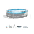 thumbnail image 1 of Intex Clearview Prism Frame™ 16 FT x 48 in Above Ground Premium Pool Set, 1 of 5